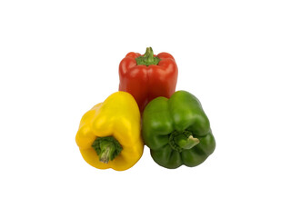 Capsicum, Red Yellow Green Three Sweet Color Capsicums