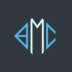 BMC letter logo design