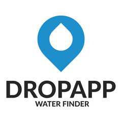 Dropapp Water Finder - Logo Template design free download
