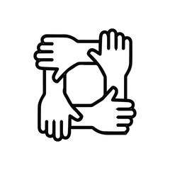 Obraz premium hand gestures set