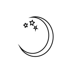 moon and stars