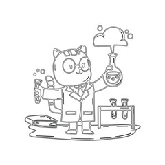 coloring book with character