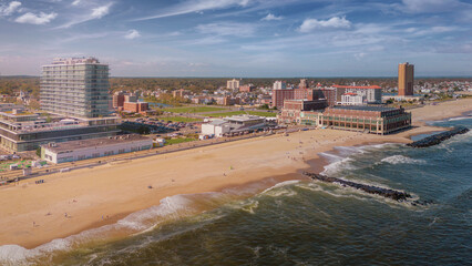Asbury Park Aerial in New Jersey - 658779871