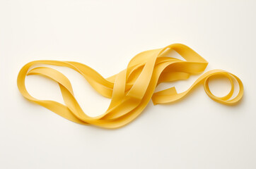 Teliatelle pasta top view