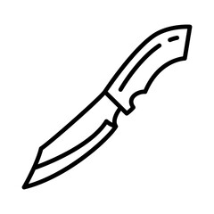 Army Knife icon. a Survival Knife that is often used for outdoor activities