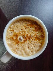 cup of cappuccino