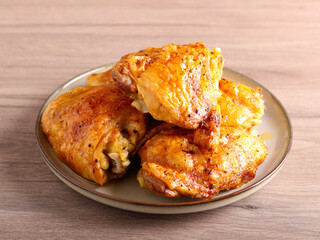 Roast chicken thighs
