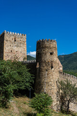 Fototapeta premium Travel landmark Ananuri castle