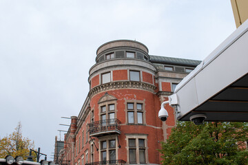 Lulea, Norrbotten, Sweden - October 6, 2023: The City center of Lulea, photographed in autumn.