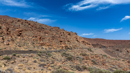 landscape of the mountains