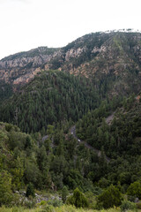 Fototapeta na wymiar View of Oak Creek Canyon Scenic Drive near Sedona, Arizona