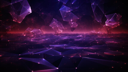 Dark Background with Amethyst Patterns