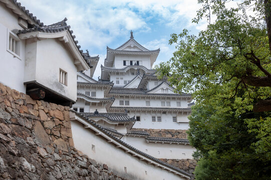 Himeji castle side view from inside