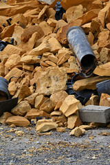 pipe insulation from polyurethane foam recycling