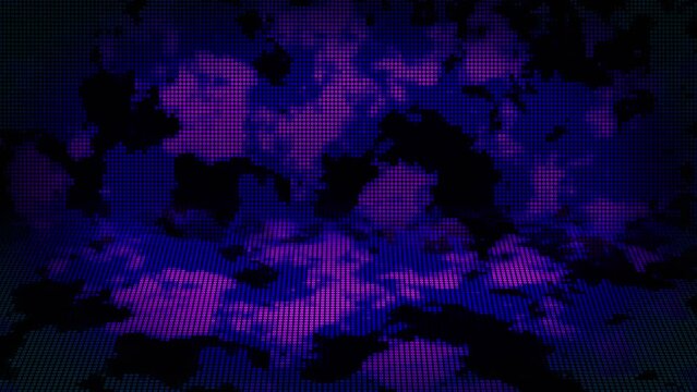 Background 4k Dots Random Lights 3D Stage