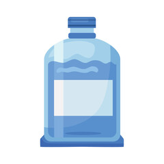bottle gallon with blue cap
