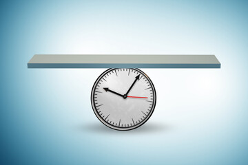 Concept of time management and balancing