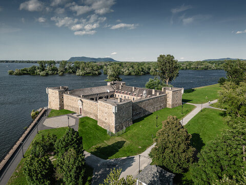 Fort Chambly view from air