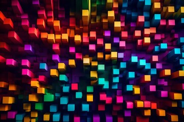 abstract background with squares