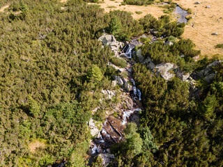 Aerial view of Fish lakes, Rila mountain, Bulgaria