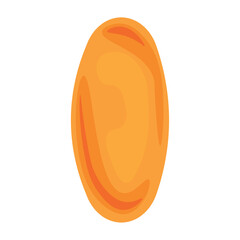Capsule with medicine on white background