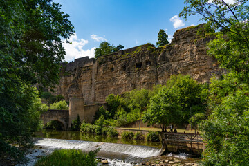 Bock Casemates, a rocky fortification in Luxembourg City