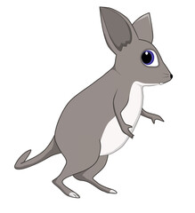 Cartoon of a funny mouse