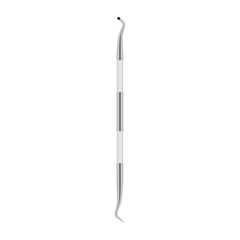 Dental scaler on white background