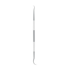 Dental scaler on white background