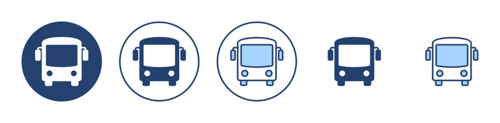 Bus icon vector. bus sign and symbol