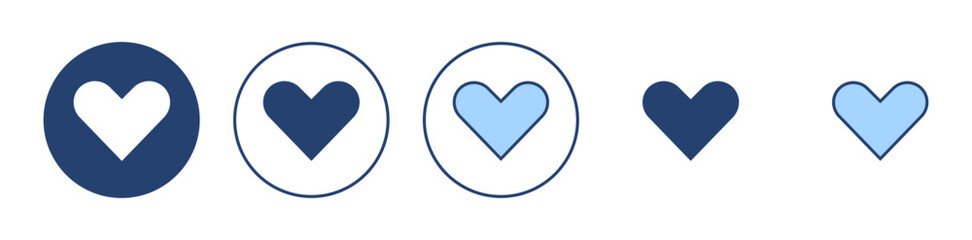 Love icon vector. Heart sign and symbol. Like icon vector.