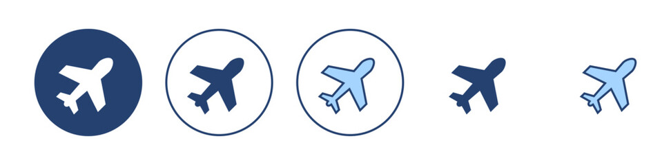 Plane icon vector. Airplane sign and symbol. Flight transport symbol. Travel sign. aeroplane