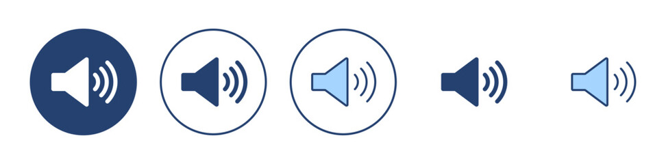 Speaker icon vector. volume sign and symbol. loudspeaker icon. sound symbol