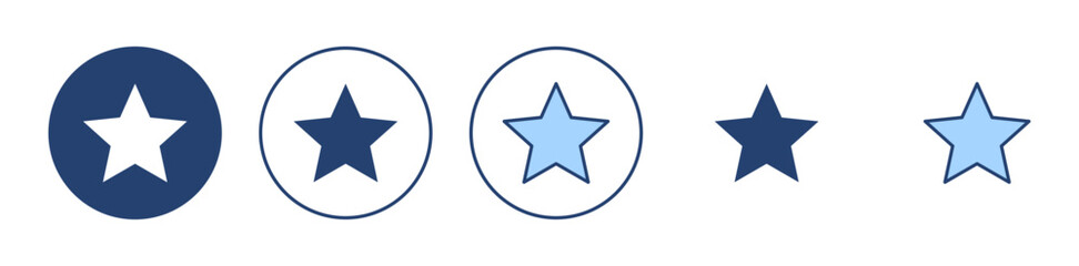Star icon vector. rating sign and symbol. favourite star icon