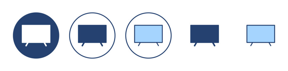 Tv icon vector. television sign and symbol