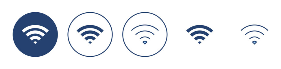 Wifi icon vector. signal sign and symbol. Wireless  icon