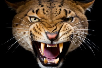Obraz premium a close up of a tiger's face
