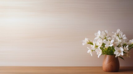 Fototapeta na wymiar a white flowers in a vase