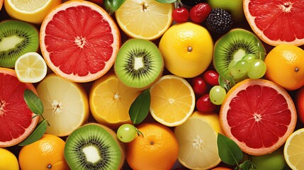 a group of different fruits