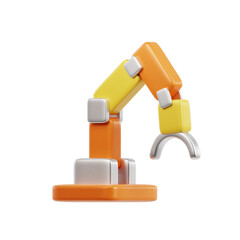 Robotic Arm 3D Icon