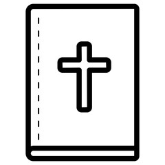 Obraz premium bible book icon