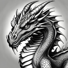 Quest for the Land of Magic: Fantastic Dragon Colored Pencil Art.(Generative AI)