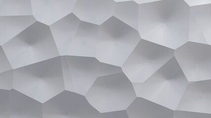 Soft 3d modern white and grey geometric background or wallpaper. Abstract shapes 4k