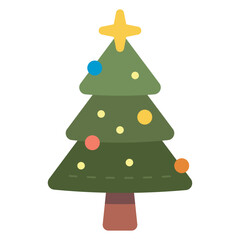 christmas tree illustration