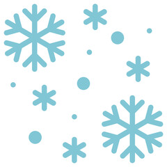 snowflake illustration - obrazy, fototapety, plakaty