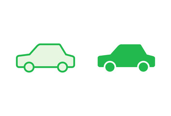 Car icon set. car vector icon. small sedan