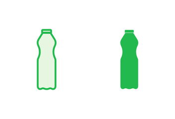 Bottle icon set. bottle vector icon