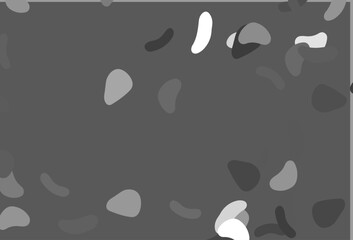 Light Silver, Gray vector backdrop with abstract shapes.