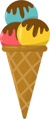Ice Cream Illustration