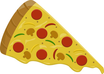 Slice Pizza Illustration